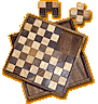 Chess-Puzzle Box 13x13x2 cm